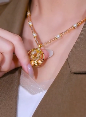 2025新款时尚百搭气质项链女轻奢高级感独特锁骨链