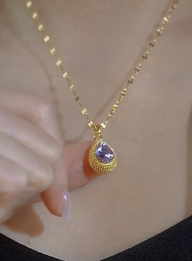 榴莲高级感轻奢锁骨链气质百搭