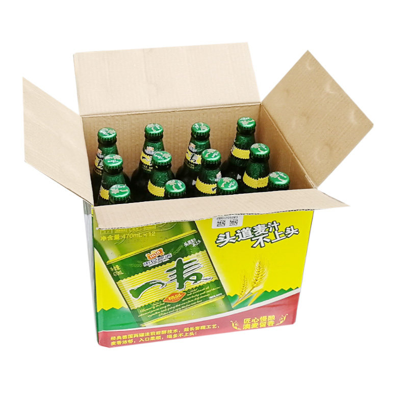 福建燕京惠泉一麦啤酒瓶装啤酒470ml*12瓶 头道麦汁啤酒