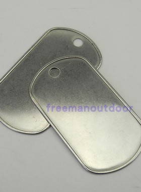 不锈钢狗牌/卷边抛光狗牌/身份牌/金属狗牌/dog tag