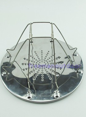 烤面包架 线架4片式不锈铁(不锈钢)烤面包架 烤架 可折叠简易烧烤