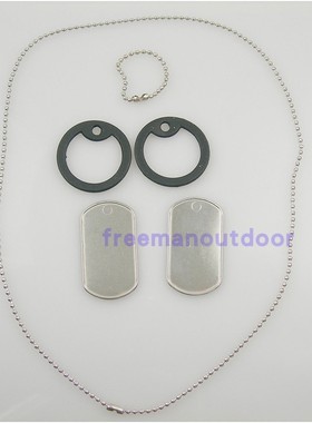 不锈钢狗牌/金属牌/身份牌/狗牌套装 /一套起拍!