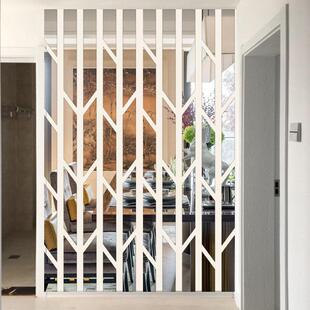 3D几何亚克力镜面墙贴酒店商场装饰贴客厅起居室装饰可移除镜面贴