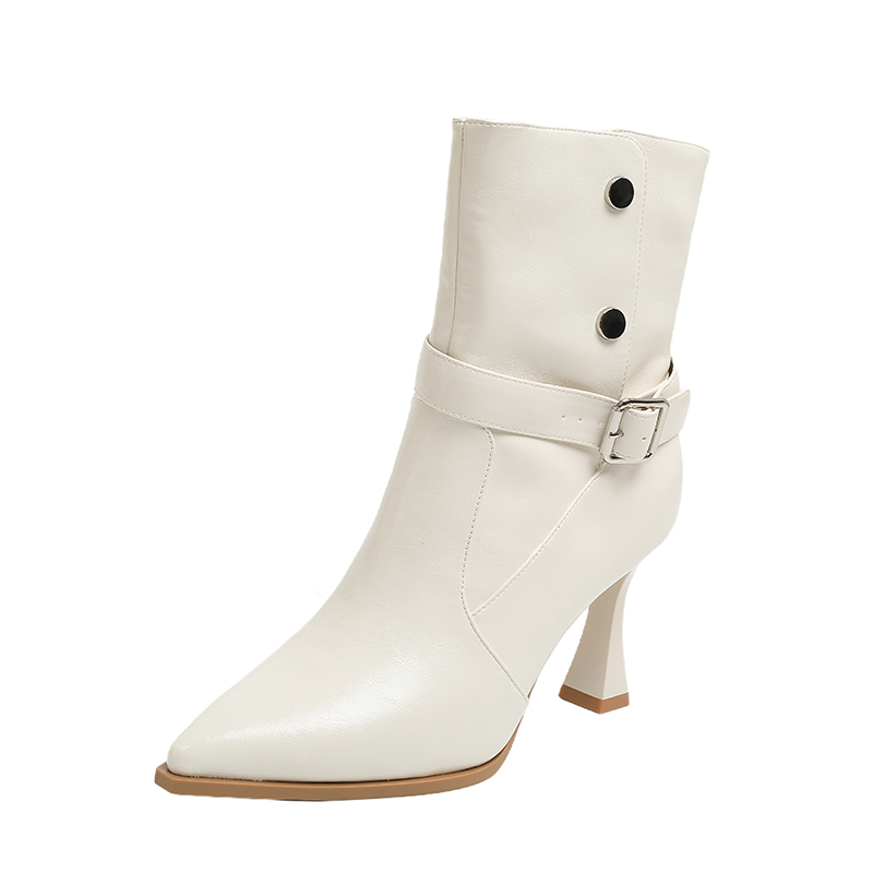 2025秋冬新款法式尖头时装靴