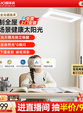 孩视宝护眼灯立式大路灯全光谱E5学习儿童专用台灯书桌阅读落地灯