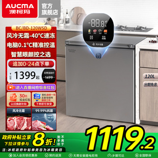 国补20% 120WSD 澳柯玛 家用风冷无霜冰柜冷藏冷冻冷柜