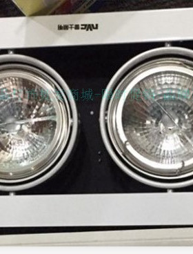 nVc雷士照明 雷士LED单双头格栅射灯NDL501BJ/NDL502BJ/QR111