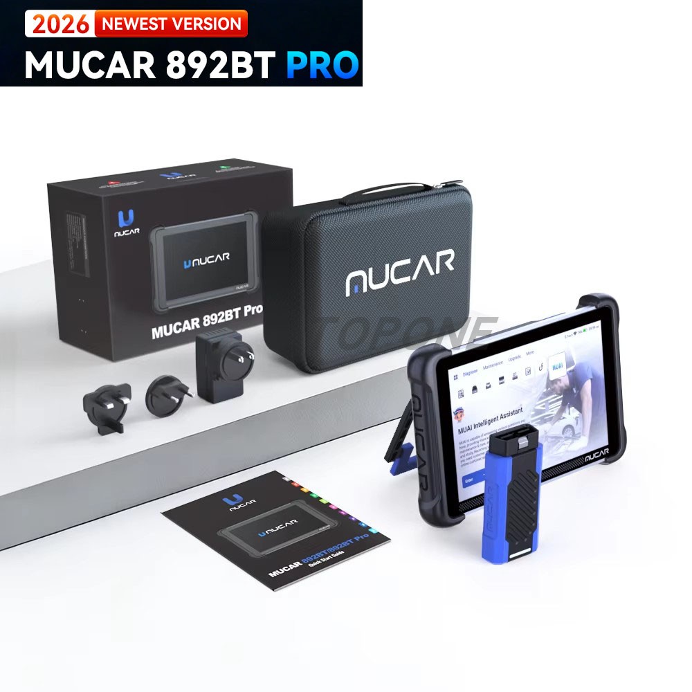 2026 MUCAR 892BT PRO Car Diagnosis Tool CAN FD Lifetime Free