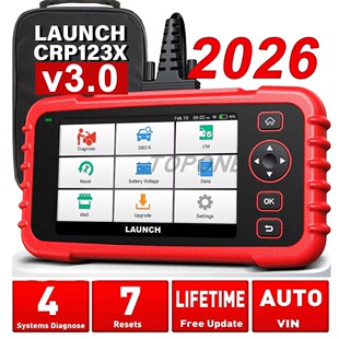 跨境批发LAUNCH CReader CRP123X v3.0 PLUS OBD2 Diagnositc Too