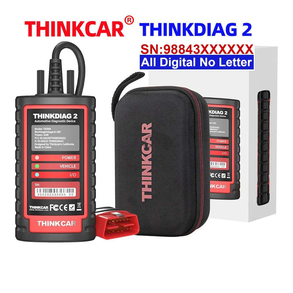 100% Original Thinkdiag2 OBD2 Scanner Car Diagnostic Tool图片