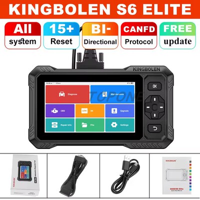 KINGBOLEN S6 ELite CAN FD All System OBD2 Diagnostic Scanner
