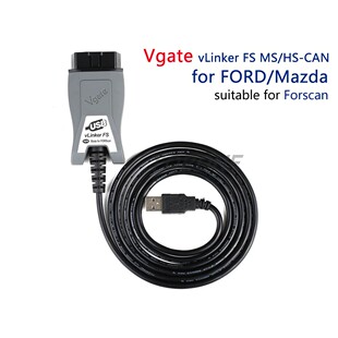 vLinker FS USB / FS BT For Ford FORScan For Mazda HS MS CAN