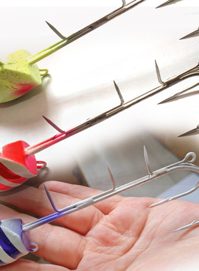 海钓带鱼太刀天亚夜光钩50g60g80g100g120g200g250刀鱼深海鱼铅头