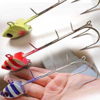 海钓带鱼太刀天亚夜光钩50g60g80g100g120g200g250刀鱼深海鱼铅头