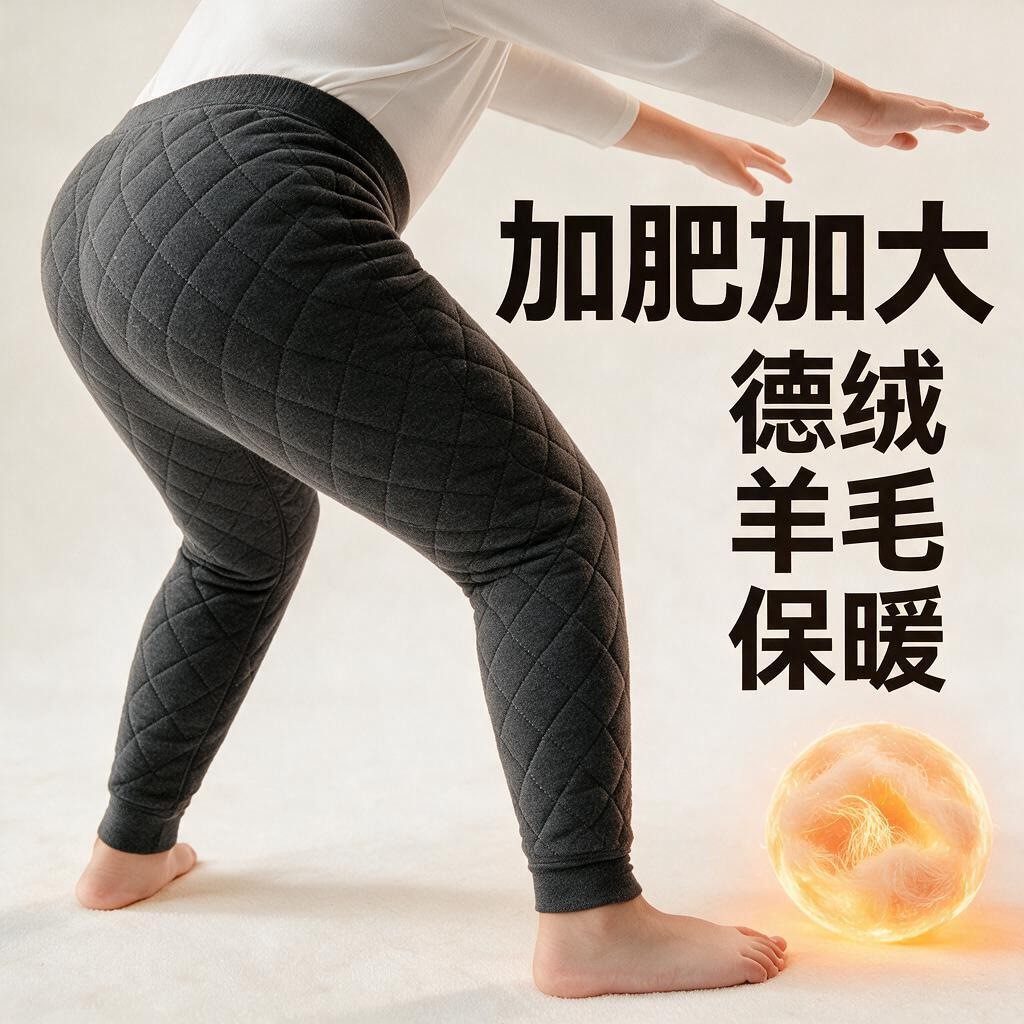 胖宝宝男童加肥加绒加厚保暖裤