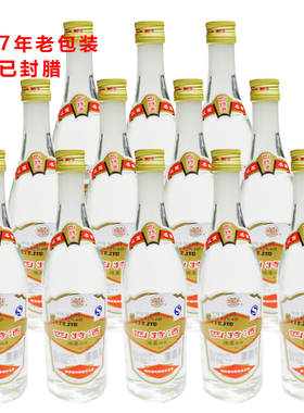 【500ML*12瓶】2017陈年酒四特酒简装四特52度特香白酒