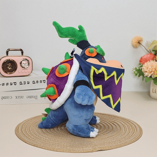 超级马力欧兄弟惊奇黑暗库巴二世酷霸毛绒公仔玩具娃娃儿童玩偶