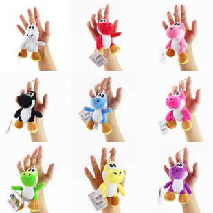 Yoshi耀西超柔挂链挂绳恐龙毛绒公仔玩具玩偶娃娃挂件手机链礼物