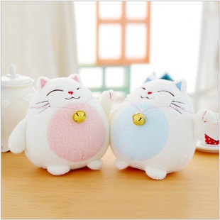 公仔招财猫玩偶熊猫毛绒玩具猫咪娃娃儿童抱枕生日礼物布娃娃