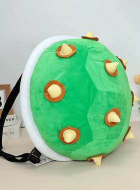 绿色库巴库诺龟乌龟壳儿童双肩包背包幼儿园早教背包