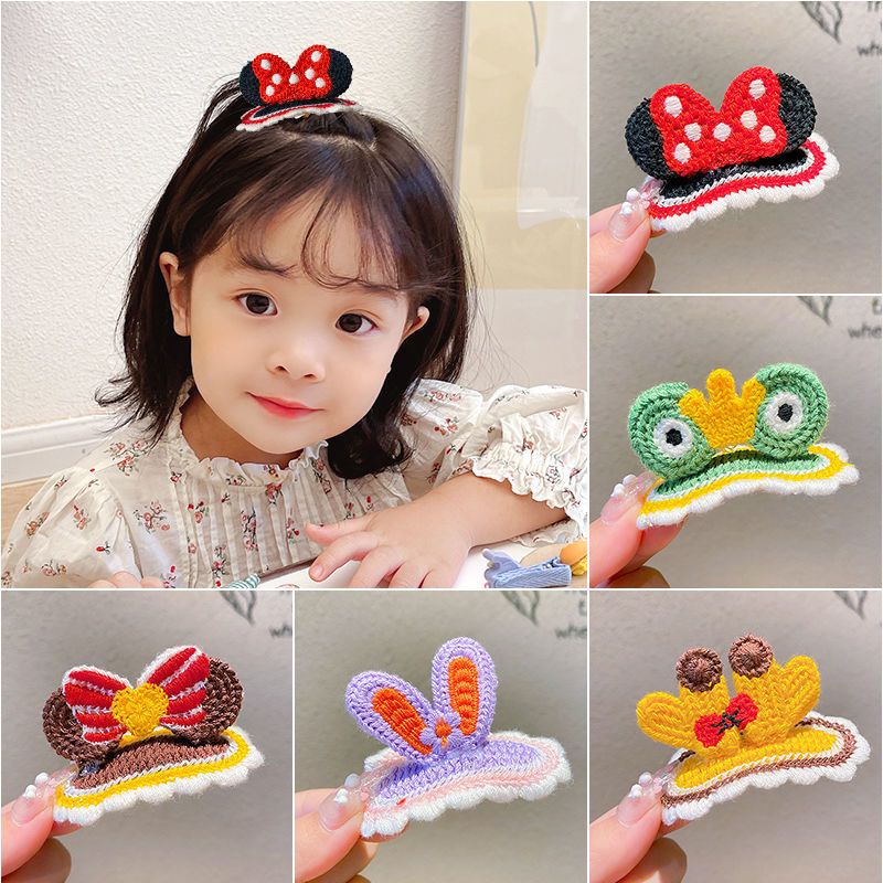 可爱卡通立体奇奇怪怪的发夹发饰儿童刘海发卡bb夹女童夹子头饰图片