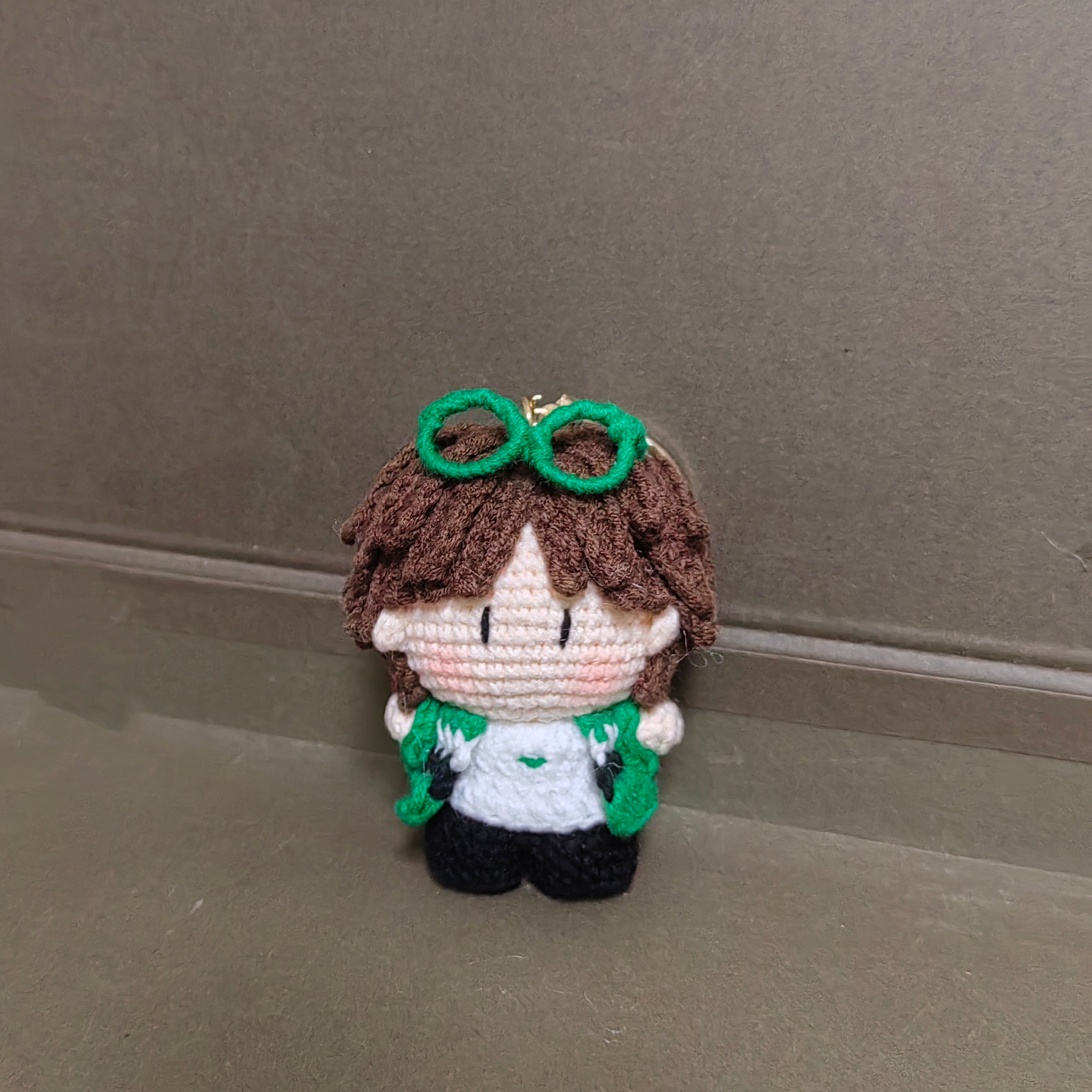 成品手工钩织扭扭体娃娃刘宇同款周边挂件钥匙扣DIY礼物毛线编织