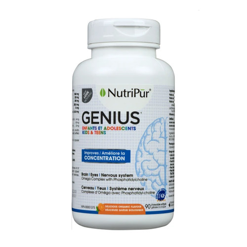 加拿大 Nutripur Genius Kids & Teens,  儿童青少年-聪敏丸