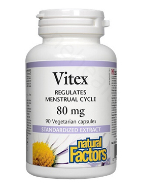 加拿大 Natural FactorsVitex Chasteberry  圣洁莓胶囊 90粒