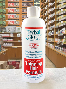 加拿大Herbal Glo Advanced Thinning Hair 薄发营养液250ML