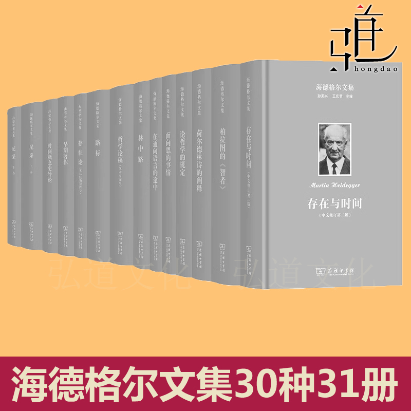 海德格尔文集 全套 精装30种31册 孙周兴译 林中路论哲学的规定存在与时间演讲论文集荷尔德林诗的阐释尼采现象学之基本问题 全集z