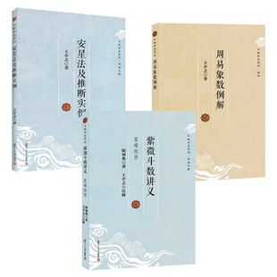 斗数玄空系列全3册 紫微斗数讲义 星曜性质+安星法及推断实例+周易象数例解 陆斌兆/王亭之/谈锡永 中州学派 六十星系 宗教书籍