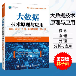 存储 处理 分析与应用 2024新书 高校计算机信息管理相关专业教材书第四版 ——概念 第4版 林子雨 大数据技术原理与应用