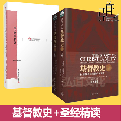 《圣经》精读+基督教史（上下卷） 王新生 冈萨雷斯  教会史入门教材 通史哲学宗教工具书大全知识哲学宗教研究百科辞典中文版解读