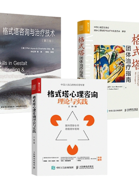 格式塔心理咨询理论与实践+格式塔咨询与治疗技术+团体治疗指南 关系中的自体 心理学书籍 抑郁和焦虑 创伤治疗 危机评估 原理