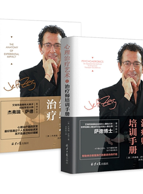 2册 心理治疗艺术之经验式治疗+治疗师培训手册 杰弗瑞萨德 艾瑞克森嫡传弟子 心理治疗书籍 艺术疗法 个案 头脑开发 催眠心理治疗