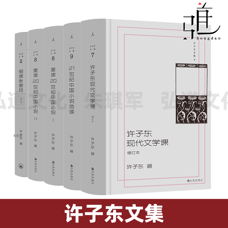 许子东文集 许子东现代文学课 增订本+21世纪中国小说选读+重读20世纪中国小说+细读张爱玲 经典作品 许子东的书 作品集