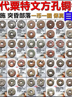 突骑施汗钱粟特文钱西域摆件