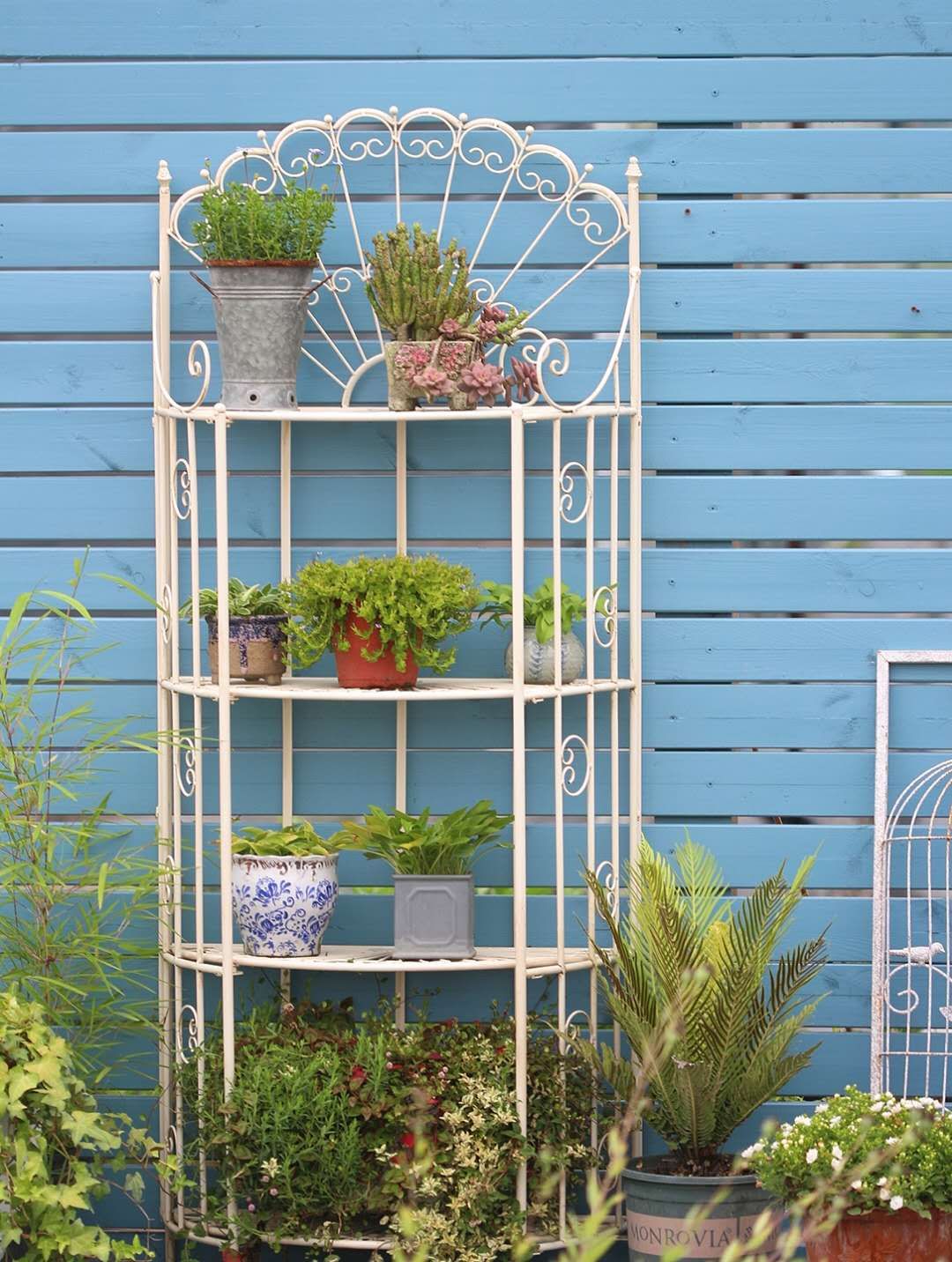 铁艺花架户外庭院阳台多层绿植