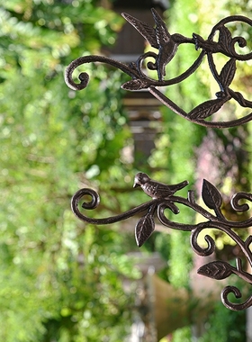 铸铁壁挂垂吊钩 铁艺悬挂挂钩 小鸟 墙壁装饰