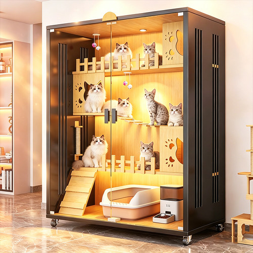 猫别墅猫笼子猫屋家用室内