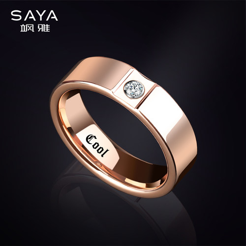 飒雅轻奢小众高级简约单身戒指