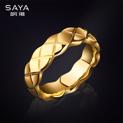 飒雅钨金戒指男士ins女小众精致