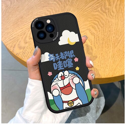 适用苹果17promax保户包哆啦A梦iPhone16软壳15硅胶14可爱网红13