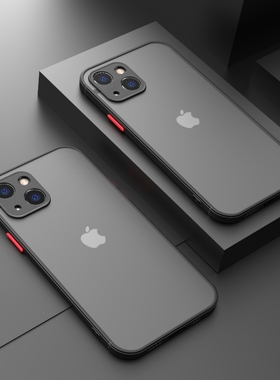 适用苹果17promax保户包磨砂iphone1614半透明15简约13硅胶12男女