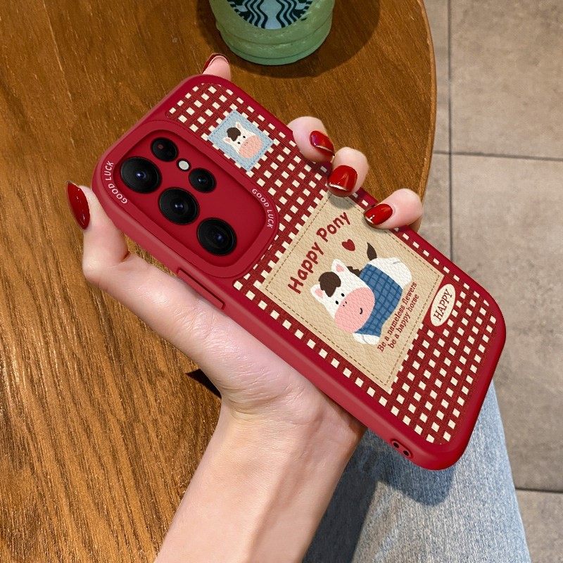 适用三星S25Ultra保户包红色格子小马SamsungS24+女S23+软壳硅胶,运动包/户外包/配件,钱包,淘宝优惠券,粉丝福利购,淘宝优惠卷