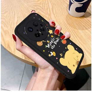 适用华为mate80ProMax眨眼维尼熊保户包70pro+新款60软高级感卡通