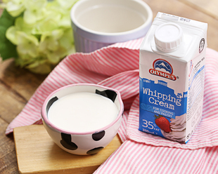 烘焙裱花稀奶油whipping cream 200ml 希臘進口奧林匹斯牌淡奶油