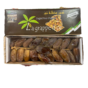 椰枣1kg新鲜带树枝进口FRESH 盒装 ALGERIA DATE蜜饯枣类