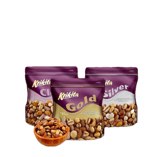 Krikita什锦坚果仁300g 黎巴嫩进口袋装休闲零食盐焗干果仁Nuts