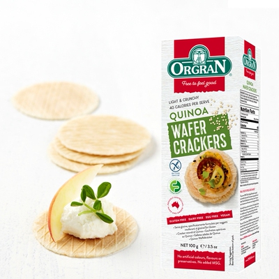 ORGRAN防过敏素食藜麦米薄脆片